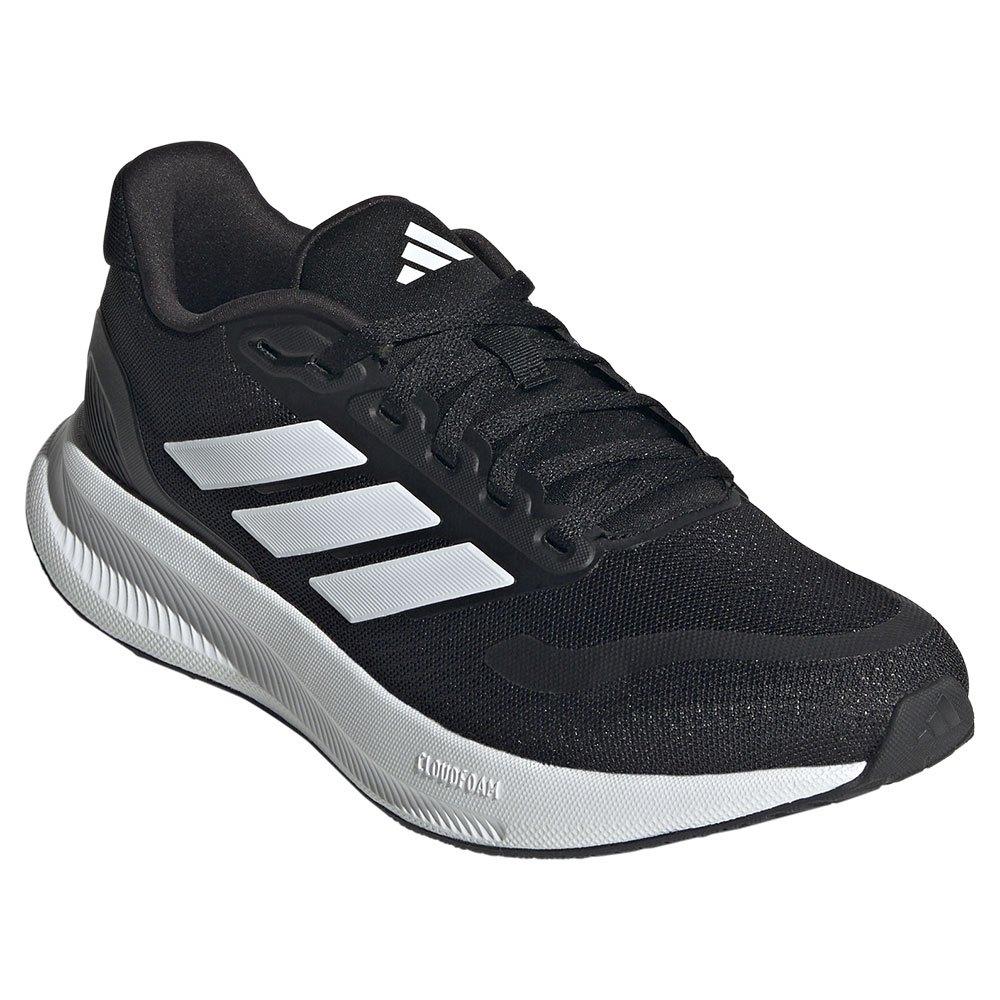 Adidas runfalcon 5 wide sneakers breathable mesh upper black