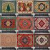 Red Moroccan Ethnic Style Print Pattern Tapestry Home Living Room Room Wall Decor Background Cloth Tapestry