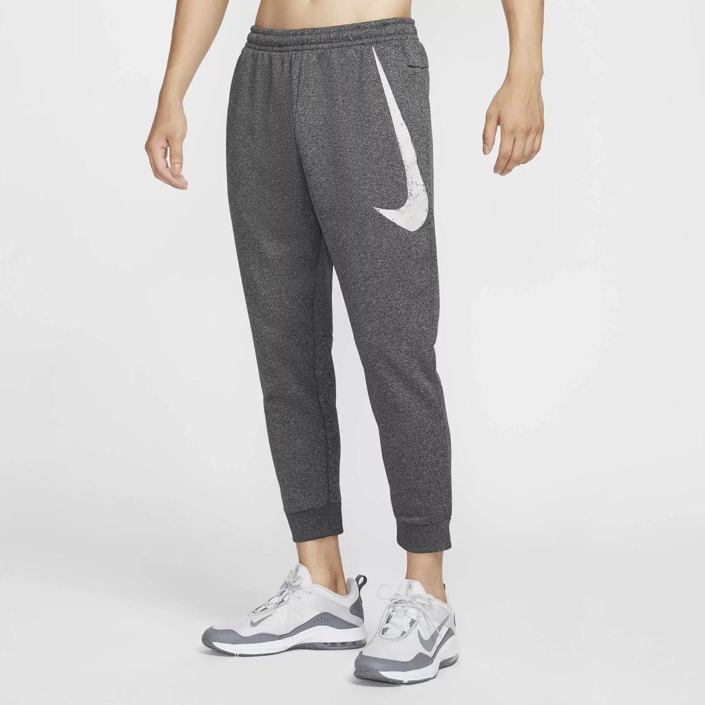 Nike Мужские спортивные брюки из флиса Therma-Fit, стильные и универсальные, черные, модель FZ1075010.