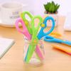 Photo Cut Handicraft DIY Tool Round Head Scissors Art Scissors Plastic Scissors Paper Cutting