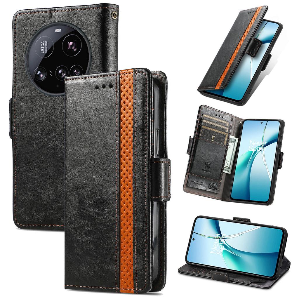 For Xiaomi 15 Ultra Phone Cases CASENEO PU Leather Cover Stand with RFID Blocking Wallet