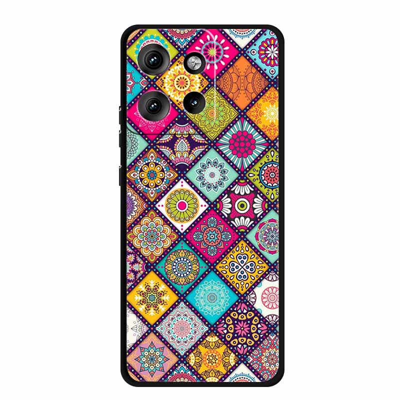 Чехол для Moto Edge 50 Neo Роскошные мягкие силиконовые чехлы из ТПУ для Motorola Edge 50 Neo Moto S50 5G Ударопрочный чехол с рисунком сердца Fundas