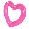 Плавающий поплавок в форме сердца для бассейна из ПВХ, приятный для кожи, легкий, розовый, романтический стиль, для плавания