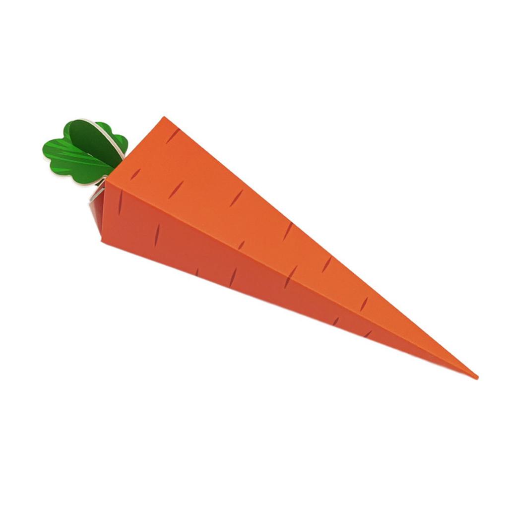 50Pieces Carrot Snack Box Gift Boxes Carrot Theme Candy Box Carrot Celebration Box Suitable for Treats and Candy