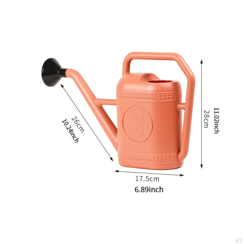 Садовая лейка с переносной ручкой и разбрызгивающей головкой для цветников