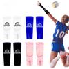1Pair Volleyball Arm Sleeves Passing Hitting Forearm Sleeves with Protection Pads and Thumb Hole Padded Wrist Volleyball Sleeves
