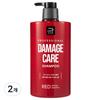 Шампунь для поврежденных волос с красным протеином и цветочным ароматом, 1 л, 2 шт.