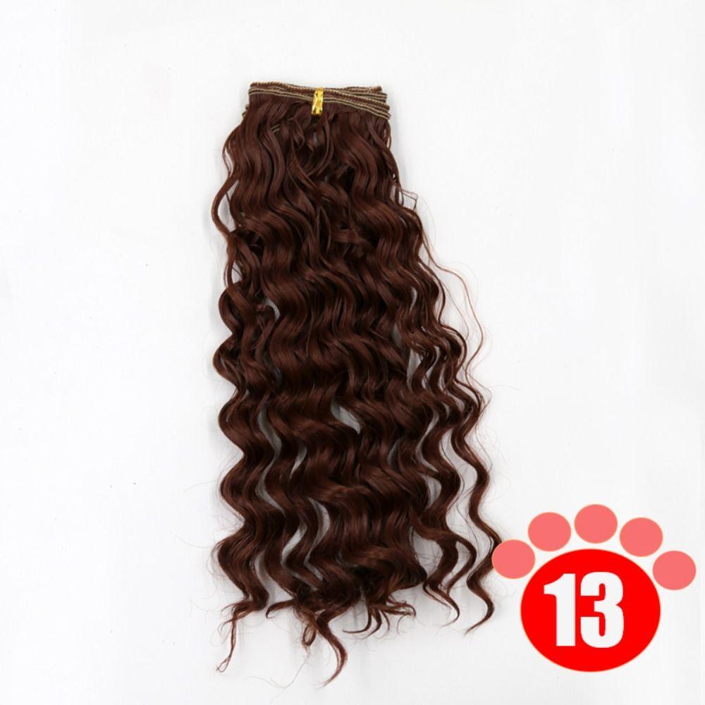 Curly Hair Msiredoll Bjd Wig Gradient Color Blyth Doll Wigs Accessories Blyth Doll