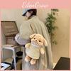Puppy Plush Backpack Animal Shoulder Bag With Adjustable Straps Shoulder