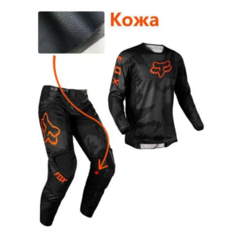 FOX Off-Road Downhill Cycling Jersey Set Breathable Quick-Dry Mountain Bike Motocross Apparel Unisex