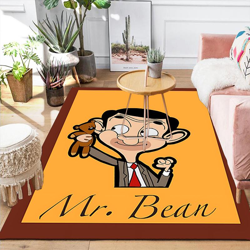 1Pc Mr Bean'S Adventure Rug, Office Carpet Indoor Outdoor Doormat, Non-Slip, Comfortable, Living, Christmas Halloween, Xmas Gift G1109