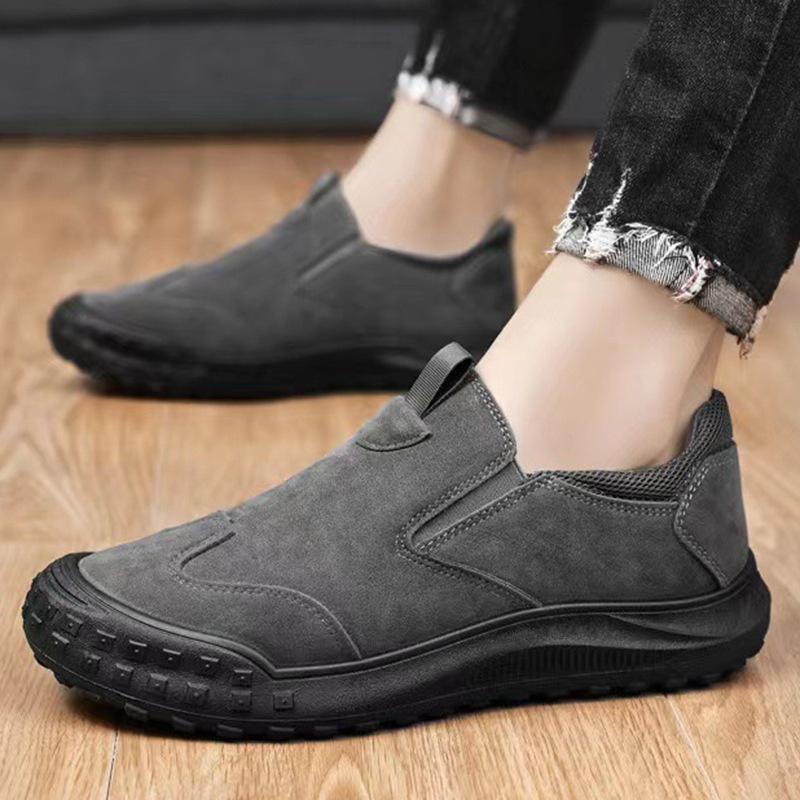 Labor insurance shoes men's spring versatile outdoor shoes lightweight breathable low-top shoes flat heel