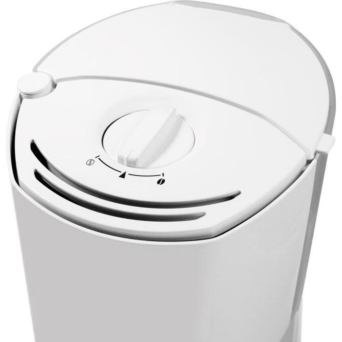 MELITTA Enjoy Top Glass Filter Coffee Maker White/Brushed Steel 1017-03 - 15 Cups