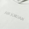 Jordan Мужская толстовка с капюшоном и длинным рукавом Wordmark Series, однотонная, повседневная, светло-серебристая, FJ1967-034