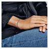 Pandora Синий и прозрачный блестящий шнурок Серебряный браслет 925 пробы Женский 598517C01