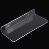 1Pc Acrylic Clear Wall Shelf Floating Shelves Wall Shelf For Bathroom Livingroom