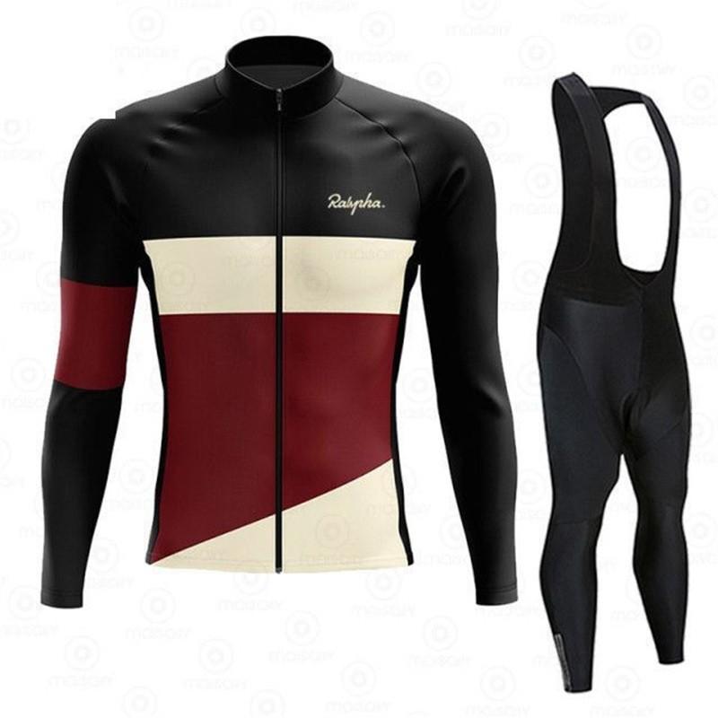 Unisex Thermal Fleece Long Sleeve Cycling Jersey Windproof Mountain Road Bike Apparel Winter