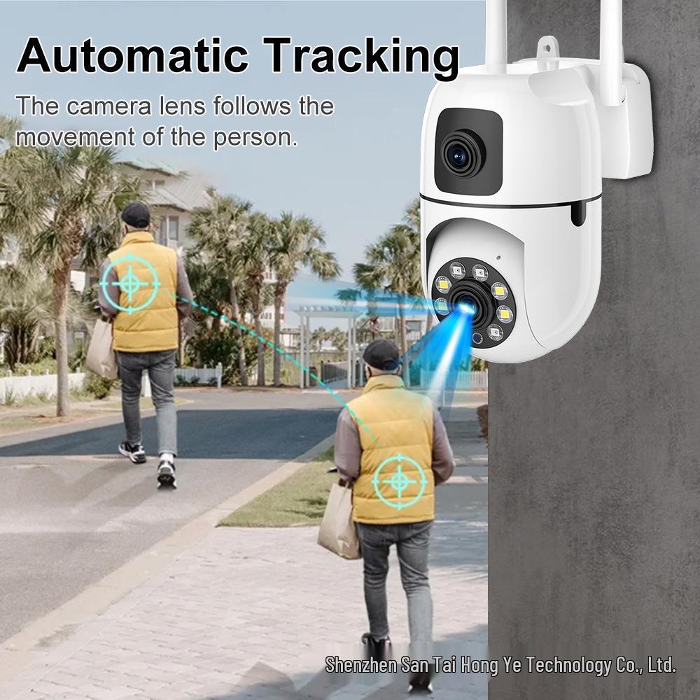 Умная HD цветная бинокулярная камера ночного видения 3 Мп с WiFi, Bluetooth и двусторонней голосовой связью