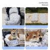 Pet Stroller Cushion Pillow Three Piece Set Made of Pure Cotton Thickened Warm and Dirt Proof Small Dog and Cat Nest Cushion