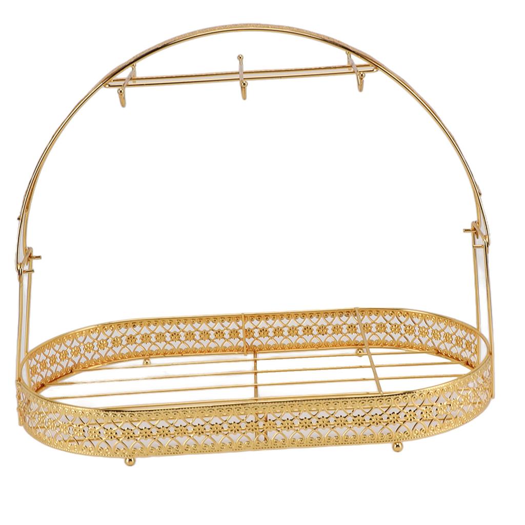 Подставка-держатель для кружек Железный Органайзер для кофейных чашек и тарелок Сушилка для кружек Стойка для хранения с 6 крючками для