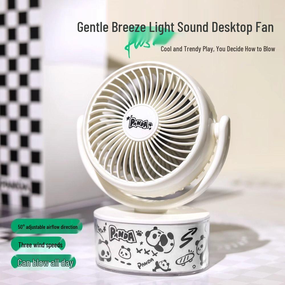 Cute Panda & Bear USB Handheld Mini Desktop Fan