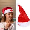 Electric Swinging Santa Hat Adults Kids Plush Red And White Swinging Christmas Hat Battery-operated Singing Santa Hat