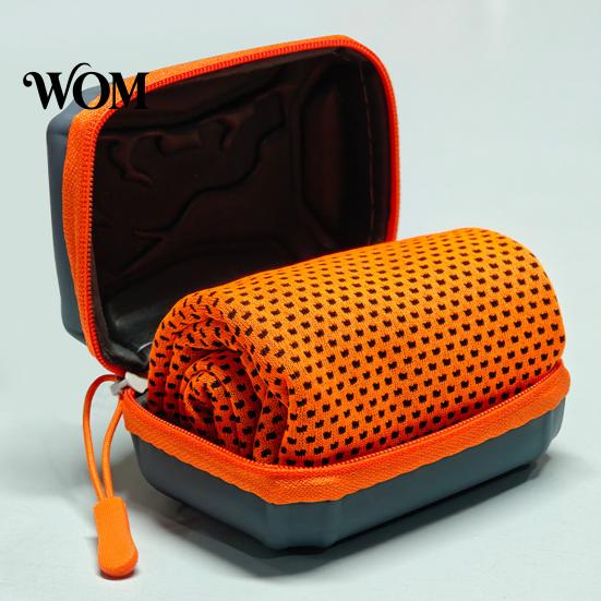 Sweat Absorbing Fitness Towel 1/5Pcs Cooling with Carrying Case, Quick Dry Absorbent Ice for Running Neck & Face, Breathable Chilly Sports, Gym, Yoga,