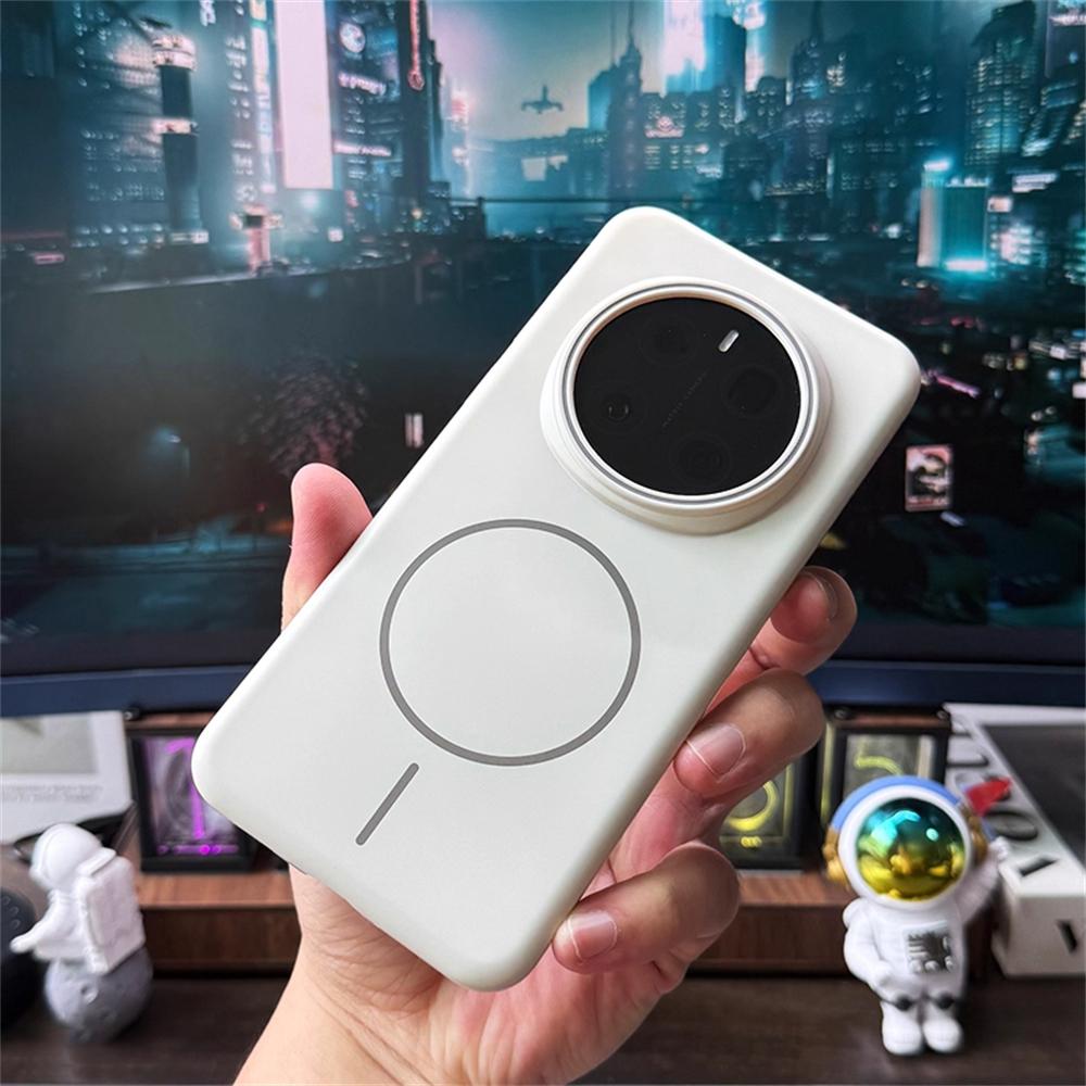 Ультратонкий простой матовый твердый чехол из ПК однотонного цвета для Honor Magic 7 6 5 Pro Lite X6C X8C X9B Магнитная беспроводная зарядка Тонкая накладка