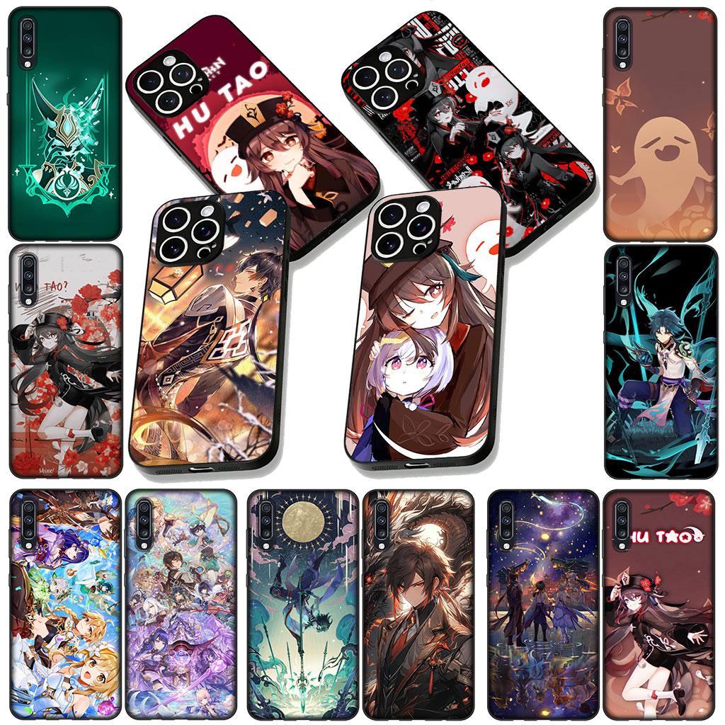 Phone Cover for Samsung Galaxy Note 20 9 8 S8 S10 S9 Plus A54 A33 A21S A31 M21 S10E A17 Case Zhong Li Genshins HuTao Xiao Impact