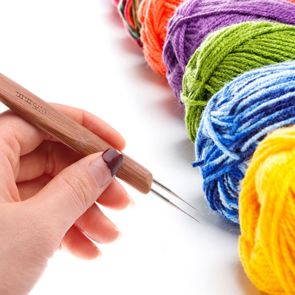 Handle One/Doube/Triple Head for Making Dreadlock Braid Maintenance Knitting Hooks Crochet Needle