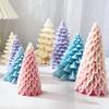 3D Christmas Tree Candle Silicone Mold DIY Christmas Decor Candle Making Handmade Soap Plaster Resin Baking Tools Holiday Gifts