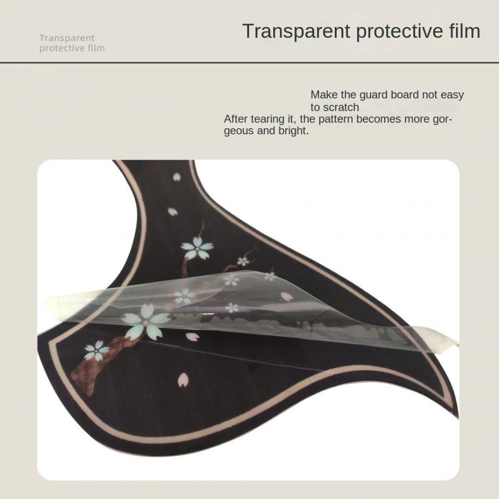 Наклейка на гитару с защитой от царапин, аксессуар, самоклеящаяся наклейка на накладку, защитная