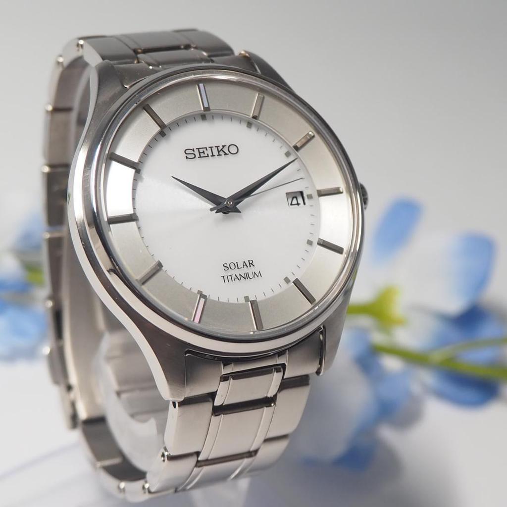 [USED] Seiko SEIKO SOLAR Titanium Lightweight Solar Date Watch H204