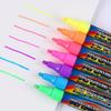 7 Colors Straight Liquid Marker, Color Highlighter, Water-based Graffiti Painting Notebook Marker Pen Set