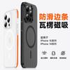Подходит для iPhone16PRO гофрированный магнитный чехол для мобильного телефона противоскользящие полоски Apple 15 матовый противоударный и нежелтеющий 16E