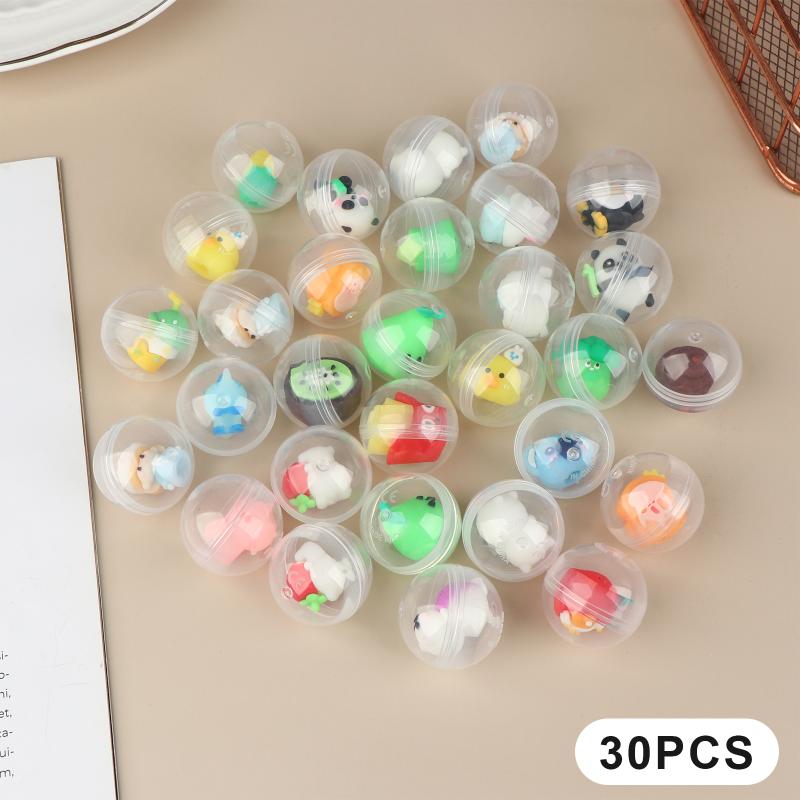 30/50 шт. Забавные смешанные игрушки-капсулы-сюрпризы, прозрачная яичная скорлупа, смешанные игрушки, сувениры для дня рождения, награды, наполнитель для пиньяты, подарки