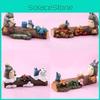 Seasons Totoro Four Scene Model Ornament For Microscopic Landscape Decor