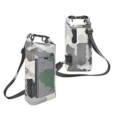 Водонепроницаемая сумка через плечо 2 в 1, сухая сумка для мобильного телефона, сумка для хранения из ПВХ, для плавания, отдыха на природе, для пляжа, для лодок, для водных видов спорта, аксессуары