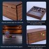 IRIVER BLANK Exquisite Black Walnut Wood Jewelry Box Organizer Noble and Elegant Storage Solution for Wedding Proposal & & Holder – Women, Girls,