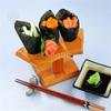 Bamboo and Wood Hand Roll Holder Porphyra Roll Sushi Rack Sushi Container Japanese Sushi Rack Wooden Tableware Ice Cream Rack