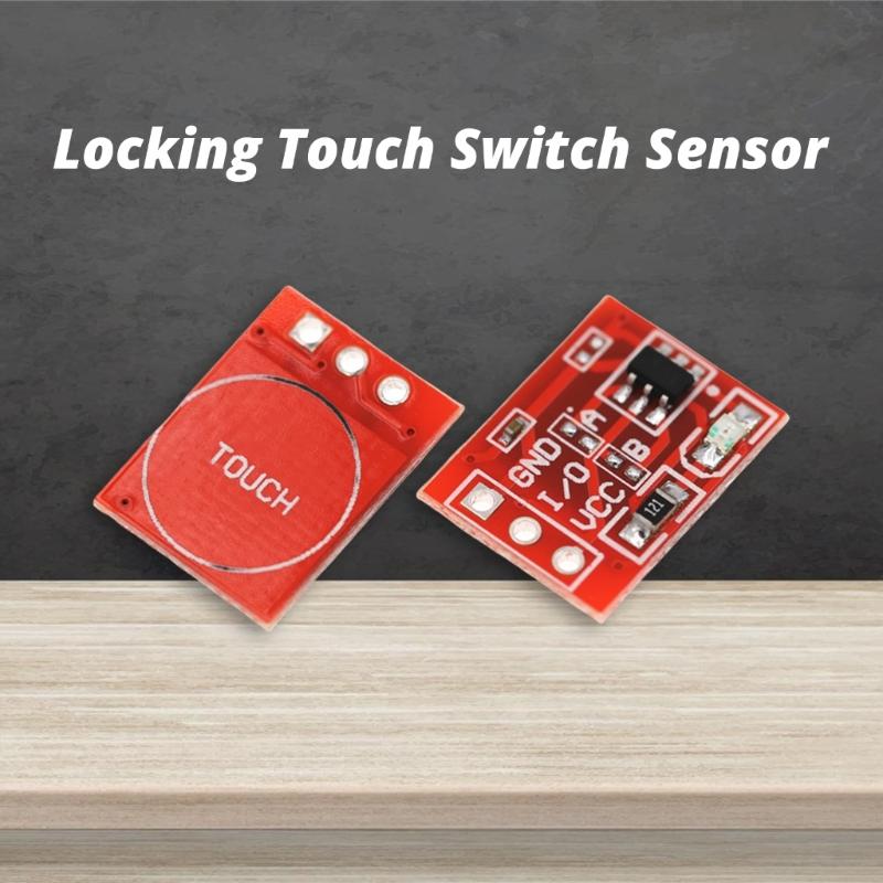 10 шт. Модуль емкостной кнопки переключения TTP223 с режимами самофиксации и моментального действия для DIY электронных устройств
