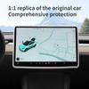 Silicone Screen Protector Frame for Tesla Model 3/Y/3+ Highland 2024 Central Control Display Screen Protective Film Accessories