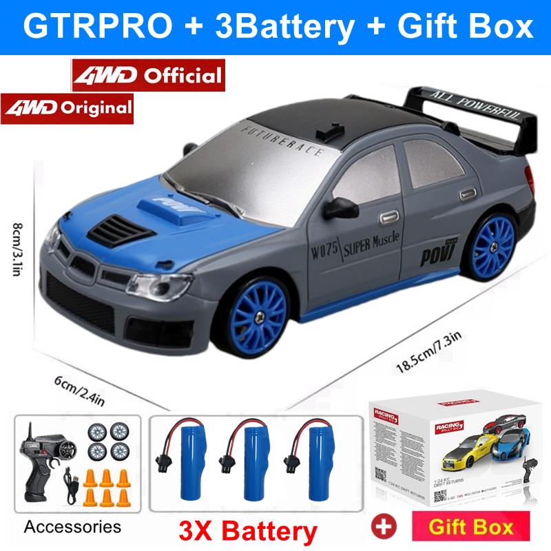 Дрифт-машина на радиоуправлении со светодиодной подсветкой, автомобиль с дистанционным управлением AE86, профессиональные высокоскоростные гоночные игрушки для детей, взрослых, подарки