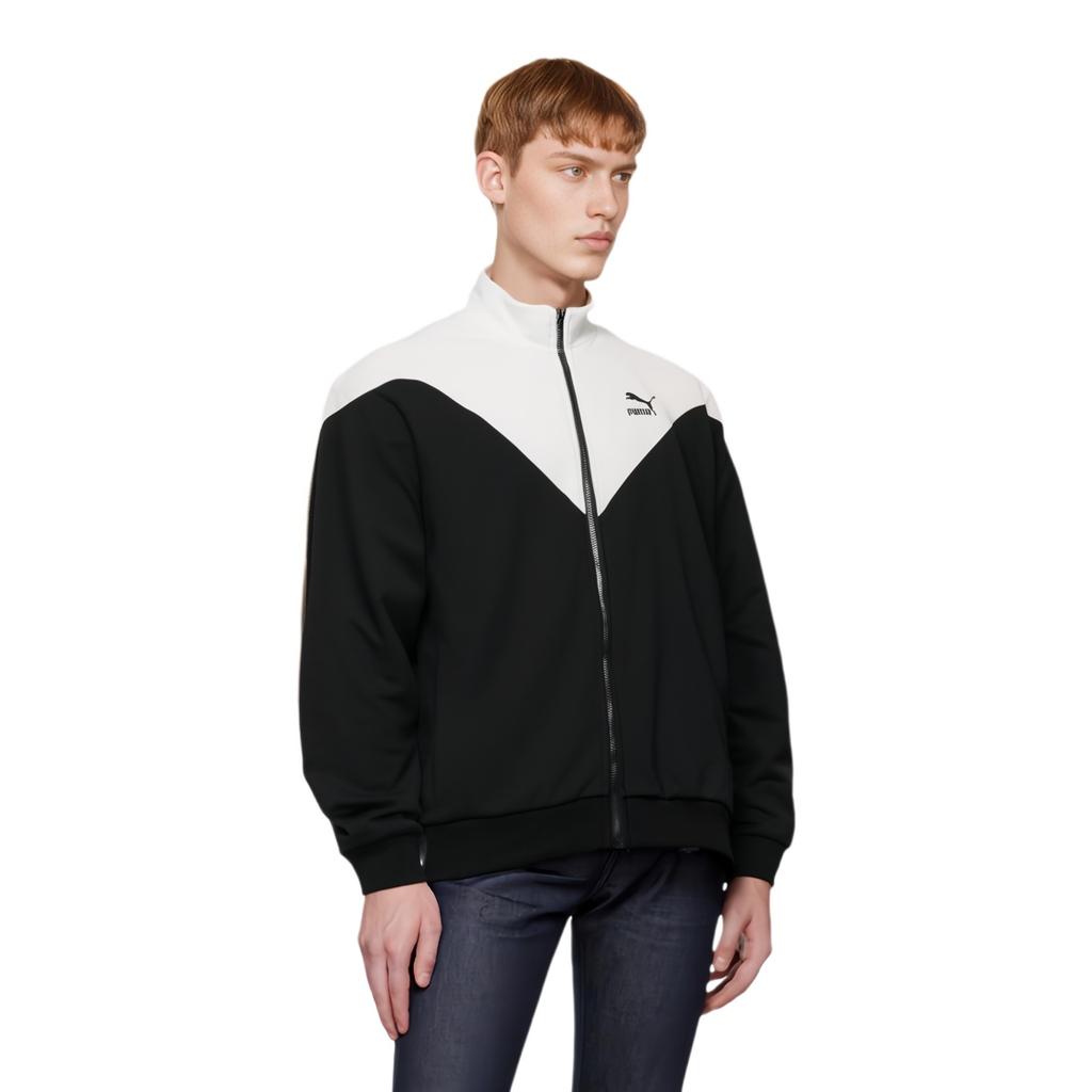 Puma Знаменитая спортивная куртка Mcs Coats 'Черно-белая' Мужская 597674-01