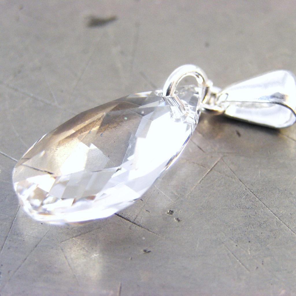 Les Trésors De Lily [G1606] - Белый серебряный кулон «Линда»