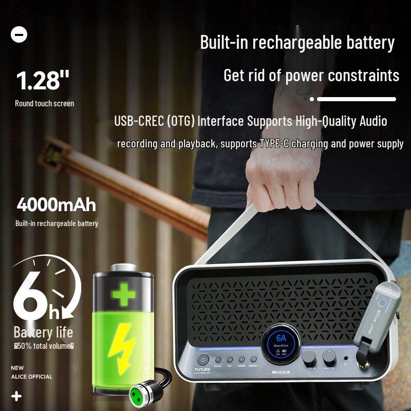 MOOER F15i Li Умный Bluetooth-усилитель и динамик для гитары