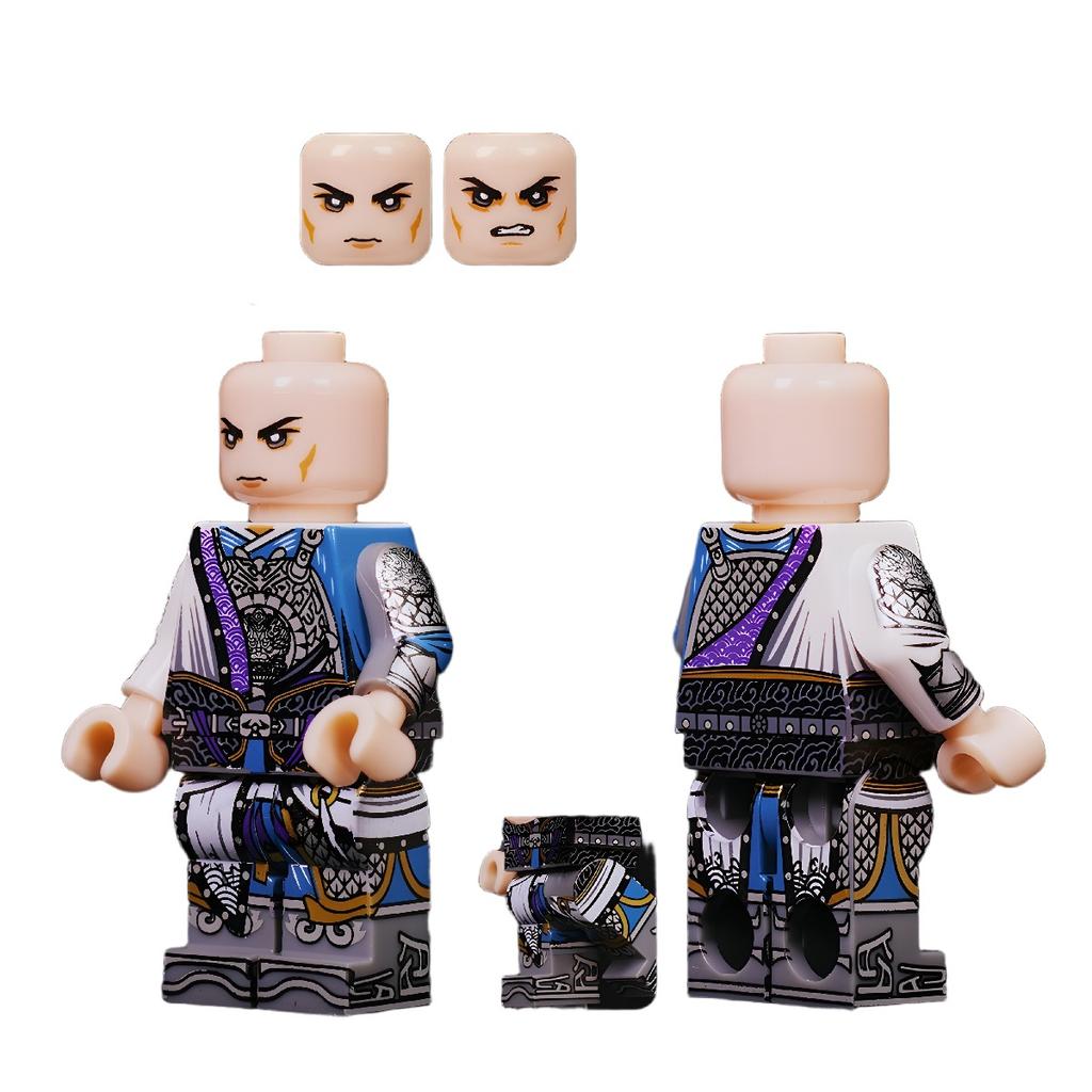 Third-party Figurine Three Kingdoms Series Romance Building Block Lv Bu Sun Quan Toy Compatibility