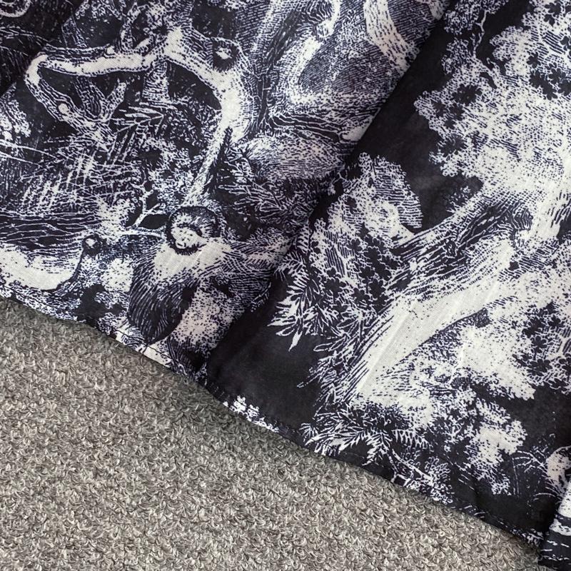 RUGOD Лето 2022, новое легкое платье с короткими рукавами и лацканами, в знакомом стиле, длиной выше колена с ретро-принтом, элегантное длинное платье с большой талией