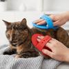 Metal Pin Pet Bath Brush Rounded Pin Tip Dog Deshed Tool Slicker Bath Comb  Skin Massage Care