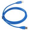 Кабель USB 3.0 для принтера A папа к B папа 5 Гбит/с длиной 4,9 фута ПВХ Медный USB-шнур для сканера для внешнего